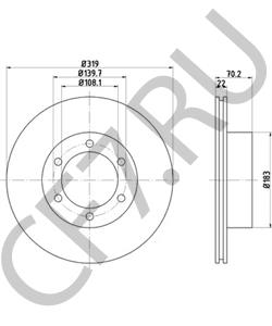 4351235210 Тормозной диск TOYOTA в городе Екатеринбург