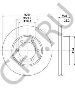 4351235250 Тормозной диск TOYOTA в городе Екатеринбург