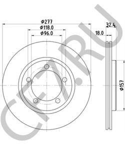 4351287605 Тормозной диск DAIHATSU в городе Екатеринбург