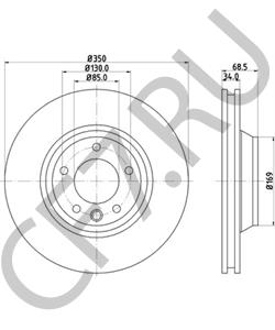 95535140251 Тормозной диск PORSCHE в городе Екатеринбург