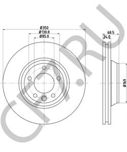 95535140150 Тормозной диск PORSCHE в городе Екатеринбург