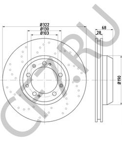 99335204500 Тормозной диск PORSCHE в городе Екатеринбург