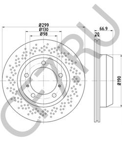 98735240101 Тормозной диск PORSCHE в городе Екатеринбург