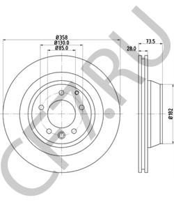 95835240150 Тормозной диск PORSCHE в городе Екатеринбург