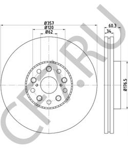 4351650010 Тормозной диск LEXUS в городе Екатеринбург