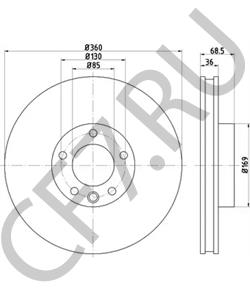 95835140300 Тормозной диск PORSCHE в городе Екатеринбург