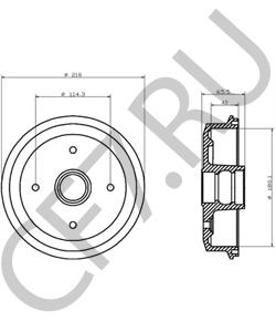 4351182002 Тормозной барабан SUZUKI в городе Екатеринбург