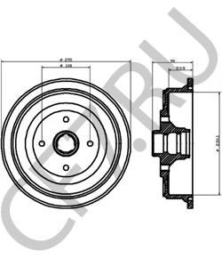 443501615B Тормозной барабан AUDI в городе Екатеринбург