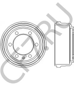 7165379 Тормозной барабан IVECO в городе Екатеринбург