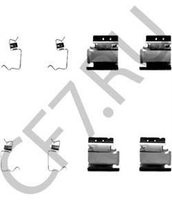 2H0698295A Комплектующие, колодки дискового тормоза VW в городе Екатеринбург