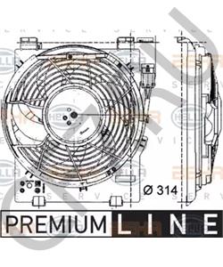 91 58 008 Вентилятор, конденсатор кондиционера OPEL в городе Екатеринбург