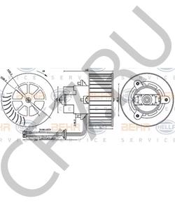 90541100 Вентилятор салона OPEL в городе Екатеринбург