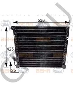 60590124 Конденсатор, кондиционер FIAT в городе Екатеринбург