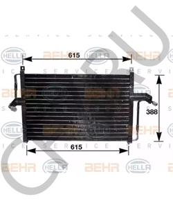 90457681 Конденсатор, кондиционер OPEL в городе Екатеринбург