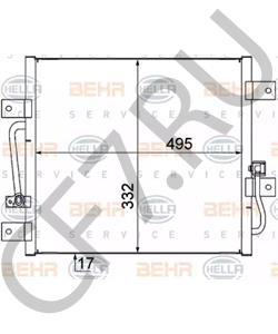 46481290 Конденсатор, кондиционер FIAT в городе Екатеринбург