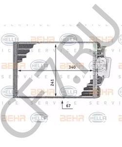 A 170 830 06 58 Испаритель, кондиционер MERCEDES-BENZ в городе Екатеринбург