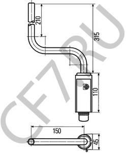 A 305 810 39 13 Кронштейн, наружное зеркало MERCEDES-BENZ в городе Екатеринбург