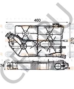 A 381 500 08 49 Компенсационный бак, охлаждающая жидкость MERCEDES-BENZ в городе Екатеринбург