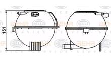 SEAT Компенсационный бак, охлаждающая жидкость