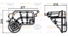 VW Компенсационный бак, охлаждающая жидкость