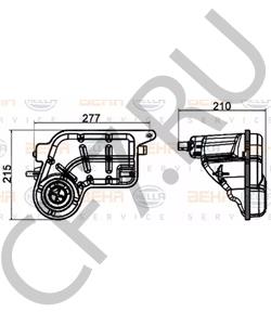 4F0121403R Компенсационный бак, охлаждающая жидкость AUDI в городе Екатеринбург