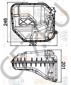 7L0 121 407 F Компенсационный бак, охлаждающая жидкость VW в городе Екатеринбург