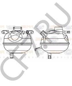 9129478 Компенсационный бак, охлаждающая жидкость OPEL в городе Екатеринбург