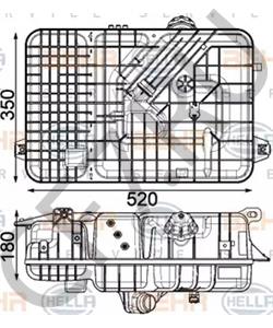 960 501 43 03 Компенсационный бак, охлаждающая жидкость MERCEDES-BENZ в городе Екатеринбург