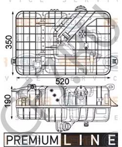 960 501 42 03 Компенсационный бак, охлаждающая жидкость MERCEDES-BENZ в городе Екатеринбург