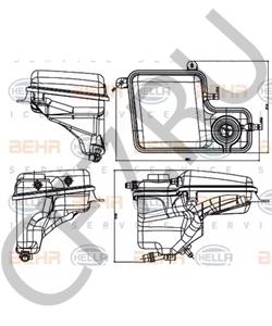7 543 003 Компенсационный бак, охлаждающая жидкость BMW в городе Екатеринбург