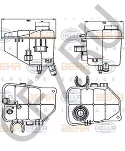 203 500 00 49 Компенсационный бак, охлаждающая жидкость MERCEDES-BENZ в городе Екатеринбург
