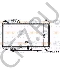 16400-87142-000 Радиатор, охлаждение двигателя DAIHATSU в городе Екатеринбург