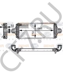 A 670 500 04 01 Интеркулер MERCEDES-BENZ в городе Екатеринбург