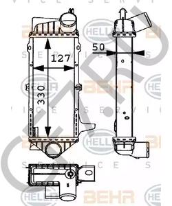 V94GB009L440AA Интеркулер Ford в городе Екатеринбург