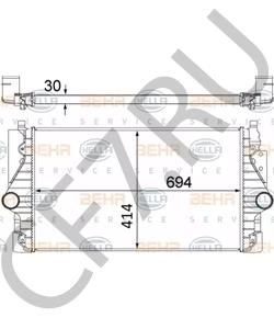 7D0 145 805 Интеркулер VW в городе Екатеринбург