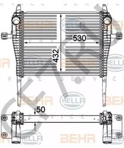 5042 89367 Интеркулер IVECO в городе Екатеринбург