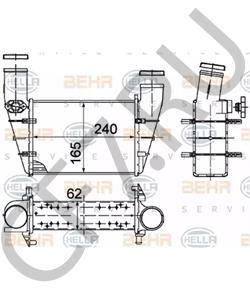 058145805H Интеркулер VW (SVW) в городе Екатеринбург