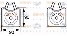 VW (SVW) масляный радиатор, двигательное масло