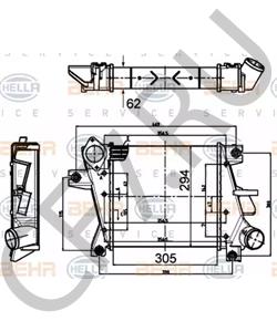 14461ES60A Интеркулер NISSAN в городе Екатеринбург