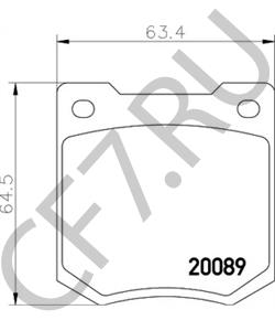 GBP109 MORGAN Комплект тормозных колодок, дисковый тормоз в городе Екатеринбург