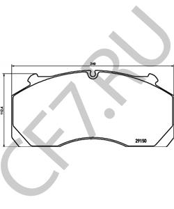 0254625 MENARINI Комплект тормозных колодок, дисковый тормоз в городе Екатеринбург