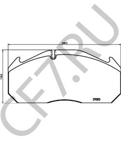 82854084630 SETRA Сигнализатор, износ тормозных колодок в городе Екатеринбург