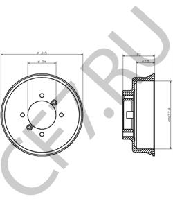 39722308 MINI Тормозной барабан в городе Екатеринбург