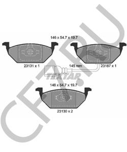 MDK0152 KARMANN Комплект тормозов, дисковый тормозной механизм в городе Екатеринбург