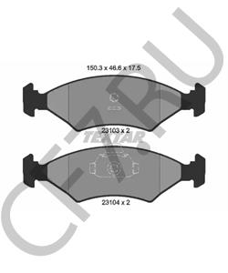 MDK0033 JAEGER Комплект тормозов, дисковый тормозной механизм в городе Екатеринбург