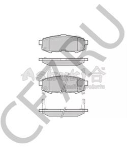 116000 ALCA Резинки (комплект) для щеток 20/510 блистер Multi профиль Ёлочка в городе Екатеринбург