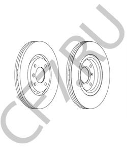 424984 CITROËN (DF-PSA) Тормозной диск в городе Екатеринбург