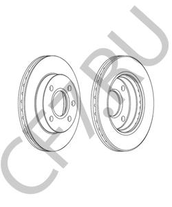 3N211125AA FORD (CHANGAN) Тормозной диск в городе Екатеринбург