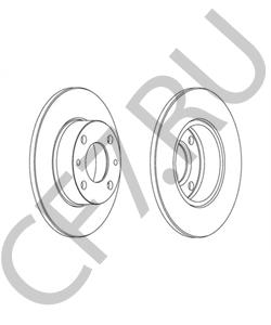 061750 FSO Тормозной диск в городе Екатеринбург