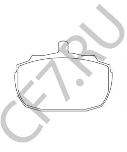 GBP244 PRINCESS Комплект тормозных колодок, дисковый тормоз в городе Екатеринбург